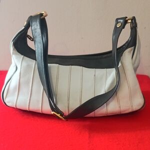 Marino Orlandi Black and White Shoulder Bag